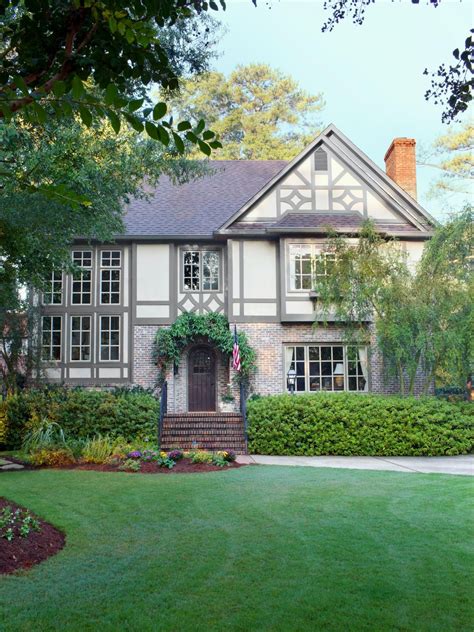 tudor style house exterior colors